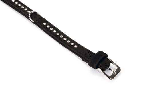 Karlie Halsband Buffalo Strass L: 35 cm B: 17 mm schwarz einreihig