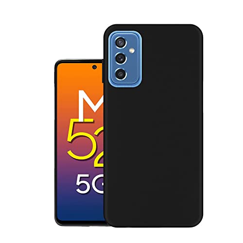 HELLO ZONE Exclusive Matte Finish Soft Back Case Cover for Samsung Galaxy M52 5G - Black (B09J8L5ZFM) Amazon Price History, Amazon Price Tracker
