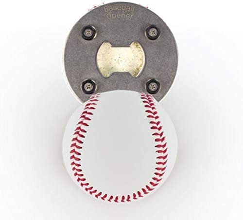 Gift Box For Your Stainless Steel Baseball Bottle Opener, Beer Bottle Opener Made From Real Baseball's Leather, Magnetic Bottle Opener & Cap Catcher - Cool Gadget For Teens & Present For Men. #TOP1