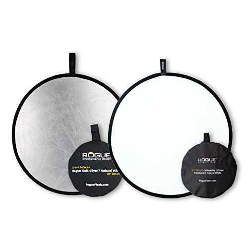Réflecteur argenté Rogue 81,3 cm diffuseur lumière portrait studio photo