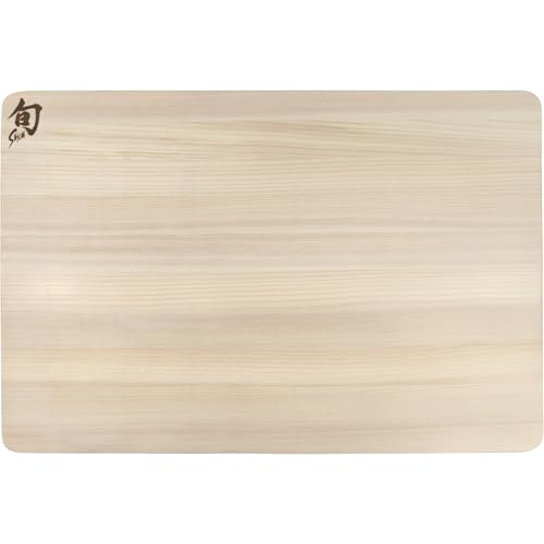Comparison: Best Cutting Board For Shun Knives 3 Shun Cutlery Large Hinoki Cutting Board, 17.75" x 11.75" Large Wooden Japanese Chopping Board for Kitchen, Medium-Soft Wood Preserves Knife Edges, Forest Stewardship Council Certified