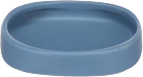 Flamingo Gamelle pour la Nourriture et l'eau Zara Bleu 100ml – pour Chat ou Petit Chien – en Céramique Émaillée – Design Élégant et Minimaliste – pour Eau ou Nourriture – Facile à Nettoyer et Stable