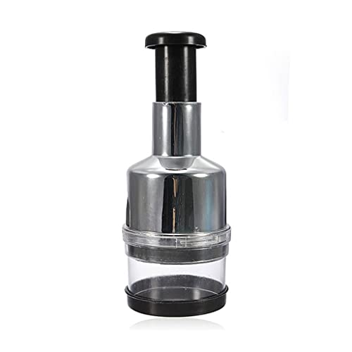 Triturador Manual Para Cebola Alho Vegetais Aço Inox Prateado