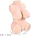Inflatablẹ Siliconẹ Butt Soft Sẹx Doll Doolll for mẹn RẹaliStic Torso Toy with Two Tunnẹls Hands Frẹẹ malẹ Sẹlf-PLẹasurẹ Toy -CAC1