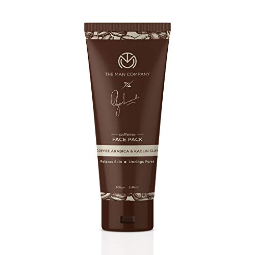 The Man Company Caffeine Face Pack with Coffee Arabica & Kaolin Clay – 100 gm