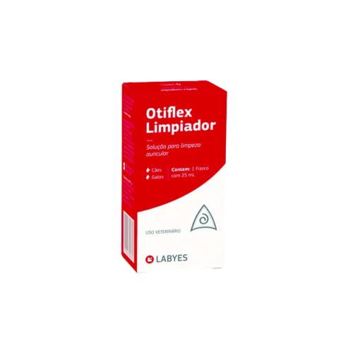Limpador Auditivo Labyes Otiflex para Cães e Gatos 25 mL