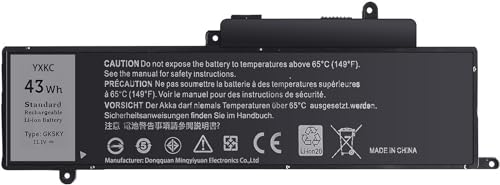 YXKC GK5KY Battery for Dell Inspiron 11 3000 Series 3147 3148 3153 3152 3157 3158 15 7000 7558 7568 13 7353 7359 7347 7348 7352 4K8YH 92NCT 04K8YH RHN1C 0WF28 P20T P20T001 P55F P55F001 451-BBKK