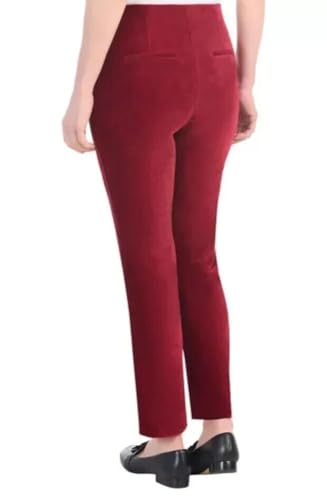 Hilary Radley Women's Mid-Rise Faux Suede Pull On Pants2