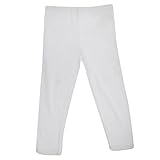 Peso: 190g. Larkwood- Leggins lisos para bebé niña (18-24 meses) (Blanco)