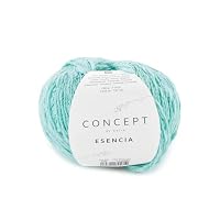 Gomitoli Essence By Katia - 50g / 135m | Cotone Flamé Per Uncinetto E Maglia | Colore Giallo Limone (104)