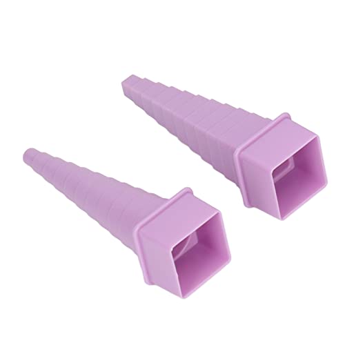Jewelry Mandrel, 4Pcs Purple Ring Mandrel, Round Oval Triangle Square Jewellery Making Tool With 5In Nylon Chain Nose Pliers For Jewelry Making Metal Winding #TOP3