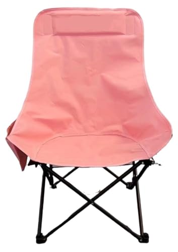 KMayVIEW KM - Silla multifuncional plegable portátil para acampar y pescar (rosa)
