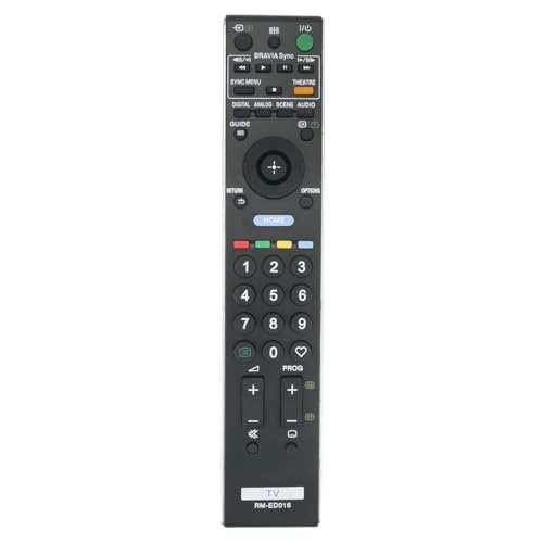 RM-ED016 Telecomando Sostituisci per Sony LED LCD Bravia TV KDL-22E5300 KDL-52V5800 KDL-32V5500 KDL-32V5610 KDL-32V5800 KDL-32V5810 KDL-32W5500 KDL-32W5710 KDL-32W5720 KDL-32W5730 KDL-32W5730E KDL-32W5740 KDL-32W5800 KDL-32W5810 KDL-32W5820 KDL-37V5800 KDL-37V5810 KDL-37W5500 KDL-37W5710 KDL-37W5720 KDL-37W5810 KDL-37W5820 KDL-37W5830 KDL-37W5840 KDL-40V5500 KDL-40V5800 KDL-40V5810