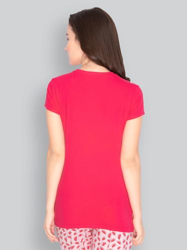 Image of Lyra Women's Cotton Regular Fit T-Shirt