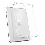 TiMOVO Cover Compatible for iPad 9.7 2018/2017 Case (Compatible with Official Smart Cover) - Slim Fit Back Shell Hard Clear Case Cover Fit iPad 9.7 Inch iPad 5th/6th - Clean Clear