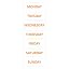 Orange Inverted - White With Orange Text