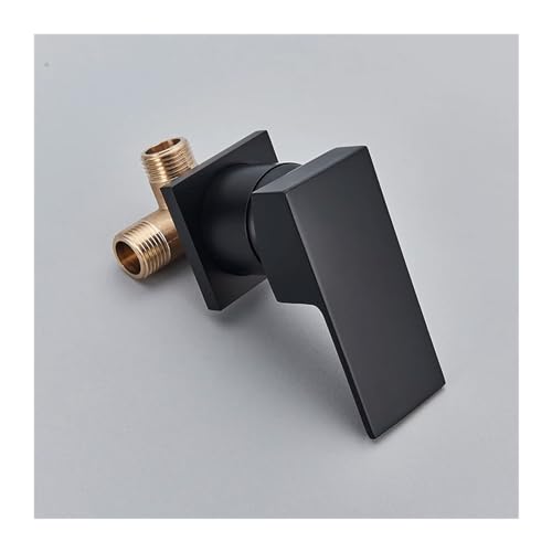 Mitigeur de lavabo cascade noir mat pour salle de bain moderne