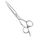 AOLANDUO Hair Cutting Scissors (6 Inch)-EXTREMELY SHARP-Offset Design with Japanese JP440C Stainless Steel Hair Scissors for Barbers & Salon Stylists- Smooth Motion Fine Craftsmanship Barber Scissors
