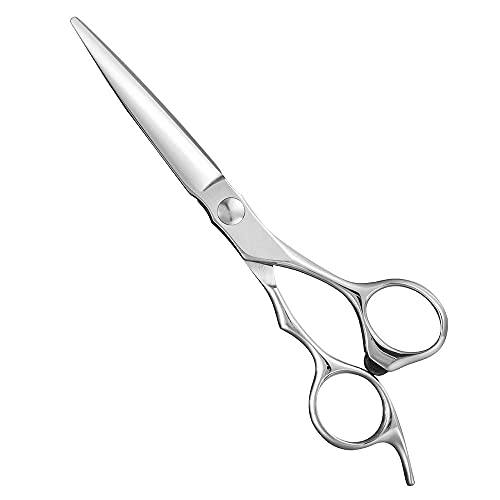 AOLANDUO Hair Cutting Scissor (6 Inch)-EXTREMELY SHARP-Offset Design Using Japanese JP440C Stainless Steel Hair Scissor for Barbers & Salon Stylists- Smooth Motion Fine Craftsmanship Barber Scissor