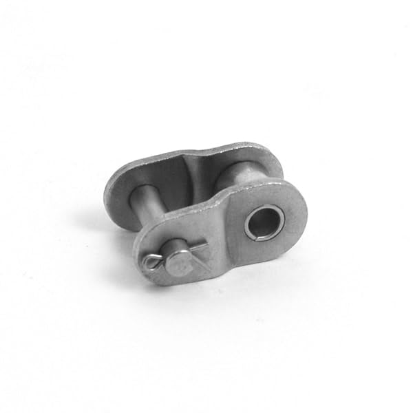 Precision ISO British Standard BS Roller Chain, Stainless Steel, 5/8-in. Pitch, Offset Link, Mfr: 10B-1SS OSL-A