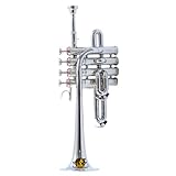 SOUND SAGA® Piccolo Trumpet With All Accessories Including Mouthpiece & Case.