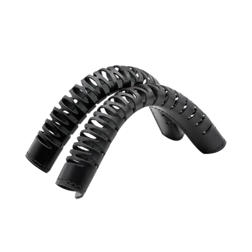 Jiesinlov 2Pcs Bag Handle Wrap Covers for Speedy 25 30 35,Vachetta Leather Grip Protector Strap,Stain and Abrasion Resistant(Black)