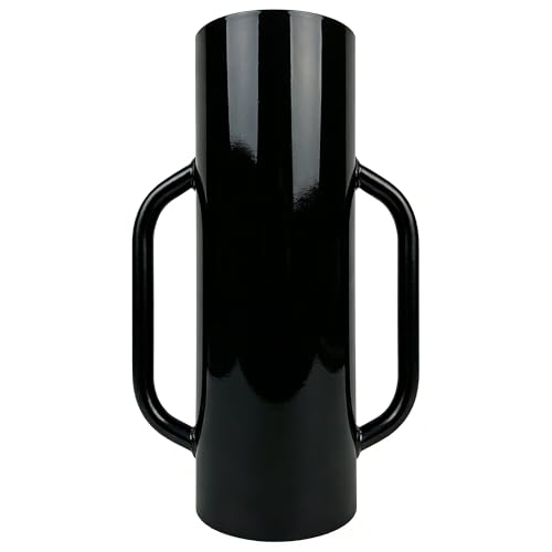 MTB Fence Post Driver Rammer 600mm Length Inner Ø 156mm/6,15.4KG with Handle, 34LB Black Hand Post...