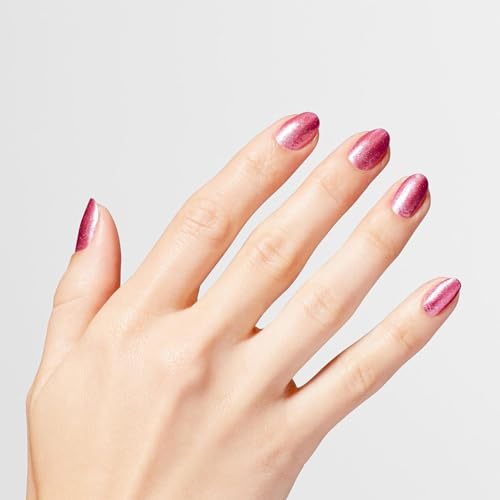 OPI Infinite Shine Nail Polish - Shined, Sealed, Delivered - Gel Like & Long Lasting Berry Pink Nail Polish - with Pre-Cured Gel Technology & OPI Pro-Wide Brush (15ml)