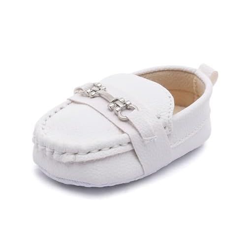 Infant Boys and Girls Oxford Shoes PU Leather Loafers Dress Shoes are Suitable for Crawling, Wedding Dress, Birthday Parties and Any Occasion