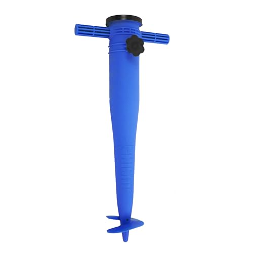 Pincho XL Stojak na parasol plażowy 50 cm z helice i uniwersalnym dopasowaniem – kompatybilny parasol przeciwsłoneczny do 50 mm, mocowanie piasku wiatroszczelnego, wysoka stabilność, odporny na słońce