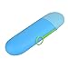 Zelta Toothbrush Toothpaste Holder Anti Bacterial Storage Box with Hanger ABS Plastic Candy Color 7.8 x 2.36 Inch