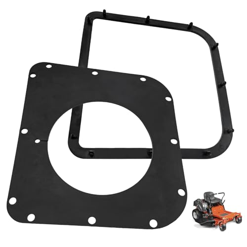 deawater 532192550 Bagger Top Seal & 532192603 Plastic Gasket Cover for Husqvarna 48" 54" Grass Catcher, Replaces 192550, 917249040