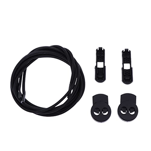 shamjina Cadarços Elásticos de Travamento Fácil Sem Gravata Triathlon para Corrida de Tênis de Corri