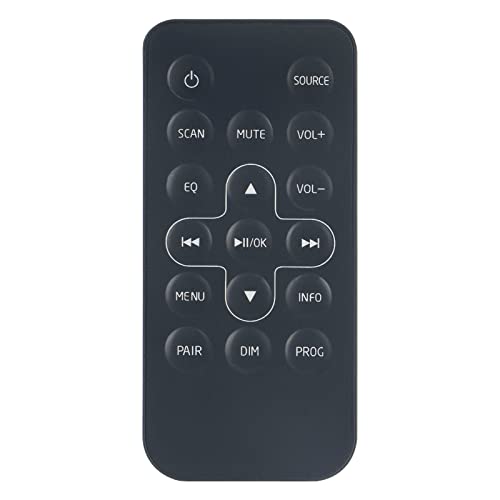 VINABTY 105000430 Sound bar Remote Control Compatible with LOGIK L37SPDB14 105000430 Sound bar Theater System Remote Controller