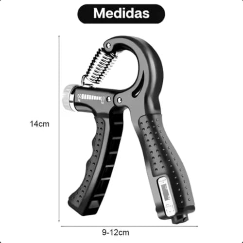 Hand Grip Ante Braço Punho Ajuste Peso Até 60 Kg C/Contador Cor Sortido - acompanha chaveiro - TYDA
