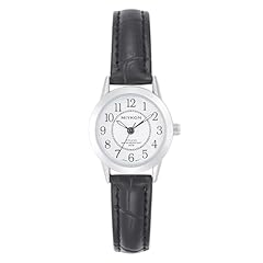 Black Strap, Silver Case, White Dial