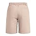 Boys School Uniform Shorts Flat Front Stretch Chino Quick Dry 5-16 Years with Button Closure Beige