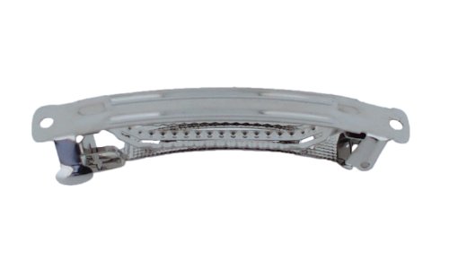 Trimweaver 24-Piece 80mm Double Lock French Style Barrette Hair Clip for Craft, 3-3/16-Inch