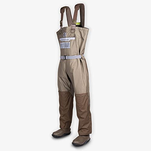 Image of Gator Waders Mens Shield Insulated Chest Duck Hunting Waders with Boots Waterproof Breathable Camo Waders for Hunting