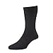 Produktbild HJ Hall Softop HJ191 Socken, nicht elastisch, Baumwolle, 2 Stück Gr. Large, Schwarz