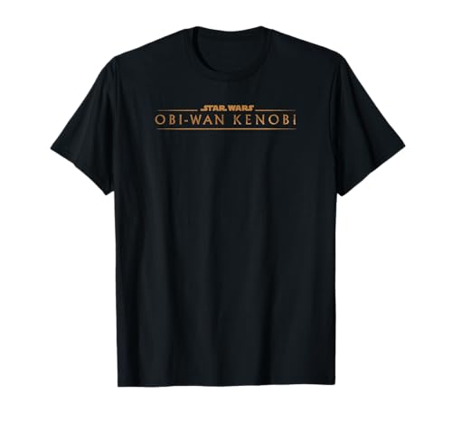 Star Wars: Obi-Wan Kenobi Golden Text Logo T-Shirt