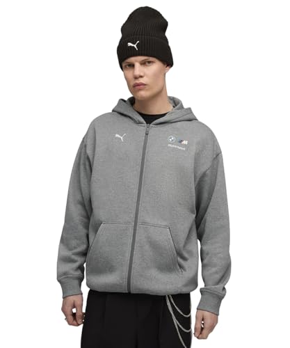 Image of Puma BMW Men Full Sleeve Cotton Full Zip with Pocket Sweat Jacket