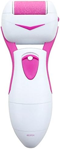PamperPed Electronic Pedicure Foot File Callus Remover - For Men and Women - Professional Grade Foot Care - Battery Operated Pedi Shaver – For Both Hands and Feet – Perfect Tool for Removal of Dry Skin and Cracked Heels - 30-Day (Pink)