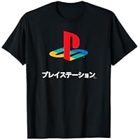 Playstation Full Color Logo with Kanji Modern Video Game Camiseta
