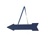 artifêtes Panneau Flèche Bleu Marine 45 cm
