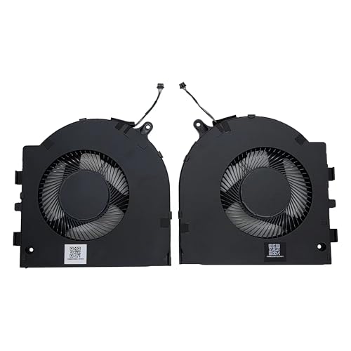 LANDALANYA Replacement New CPU and GPU Cooling Fan for Razer Blade 18 RZ09-0484 2023 2024 Series FQAD FQAF DFS2400129S0T DFS2012129S0T DC12V 1A Fan
