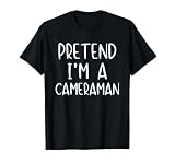 Pretend I'm A Cameraman Costume Halloween Simple Camera-Man ...