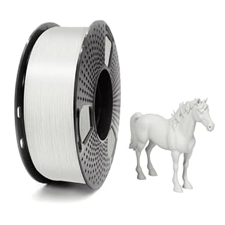 KKLM 標準 PETG フィラメント ホワイト 1.75mm PETGフィラメント ホワイト 1.75mm 1KG 3Dプリンター用 FDM対応 耐久素材 スムーズ印刷 強度・耐衝撃性に 3Dプリント材料