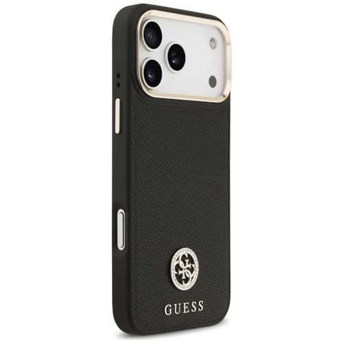 Coque compatible MagSafe iPhone 17 Pro Max Guess avec strass antichoc
