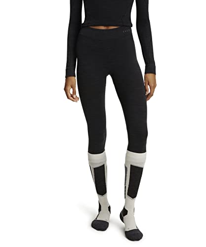 FALKE Women's Wool Tech. 3/4 Base Layer Bottom, 1 Pair